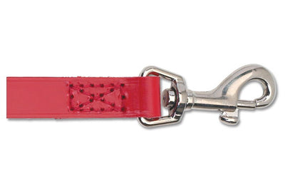 Ancol Heritage Leather Lead Red 19mm X1m